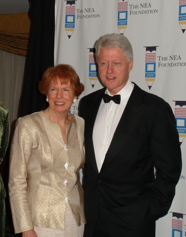 Donna Walls (McCreadie) National Education Award 2005 President Clinton