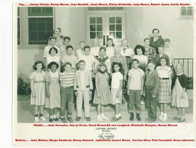 Latona Avenue Elementary class of 1954