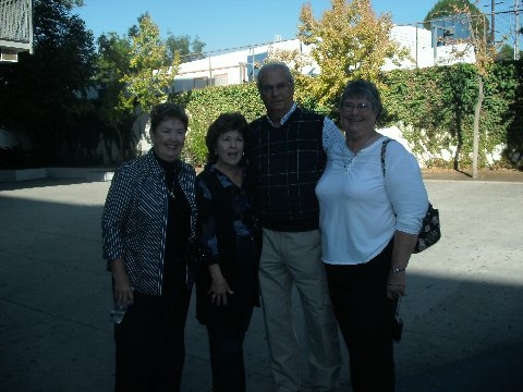 Sandy, Joy, Larry & Carol ready to visit the past