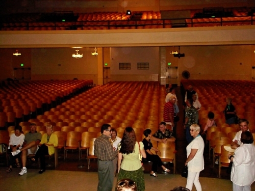 Etruscans & Celestrials visit the FHS auditorium, one of the last remaining buildings from the old Franklin days
